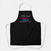 Nagelstylist Visagist Schort (Voorkant)