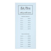 Nagelstylist Voetverzorger Nagelstudio Diensten Reclamekaart (Voorkant)