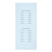 Nagelstylist Voetverzorger Nagelstudio Diensten Reclamekaart (Achterkant)