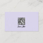 Nagelstyliste Aangepaste QR Visitekaartje (Achterkant)