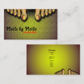 Nageltechnicus/Artist/Pedicurist Visitekaartje (Voorkant / Achterkant)