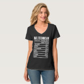 Nageltechnicus Hard Werk Passie Vastberadenheid Pr T-shirt (Voorkant volledig)