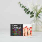 nageltechnicus | Manicure nagels Visitekaartje (Staand voorkant)