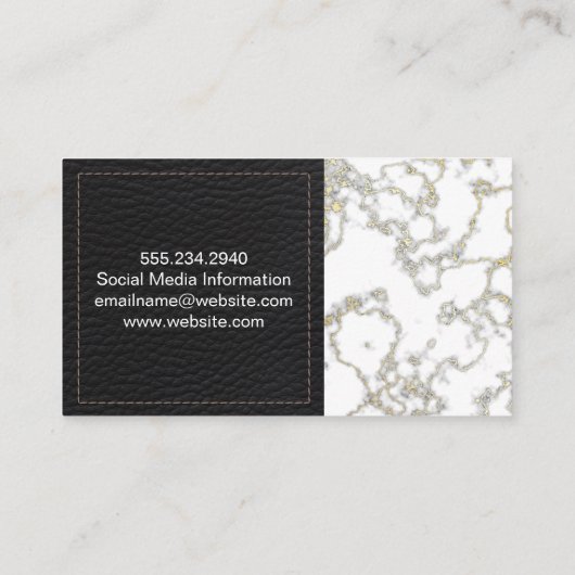 nageltechnicus | Manicure nagels Visitekaartje (Achterkant)