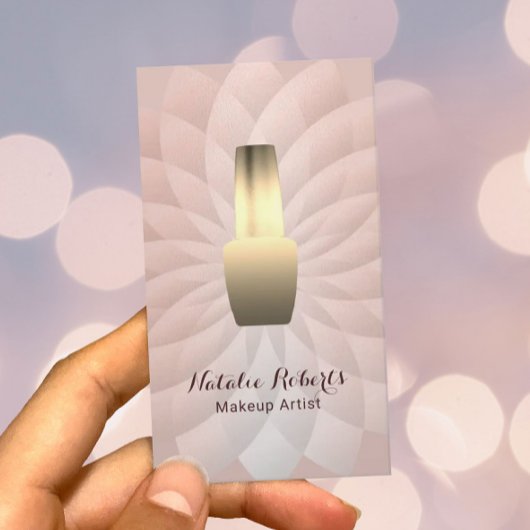 Nageltechnicus Manicurist Roos Gold Lotus Salon Visitekaartje