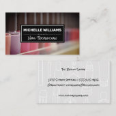 nageltechnicus | nagellak | Diverse kleuren Visitekaartje (Voorkant / Achterkant)