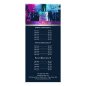 Nageltechnicus Nail Pools ontwerp Reclamekaart (Achterkant)