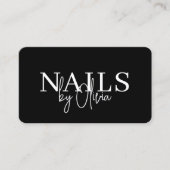 Nageltechnicus QR-code Modern Visitekaartje (Voorkant)
