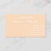 Nageltechnicus  Visitekaartjes (Achterkant)