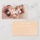 Nageltechnicus  Visitekaartjes (Voorkant / Achterkant)