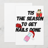 nageltechnische wenskaart (Voorkant / Achterkant)