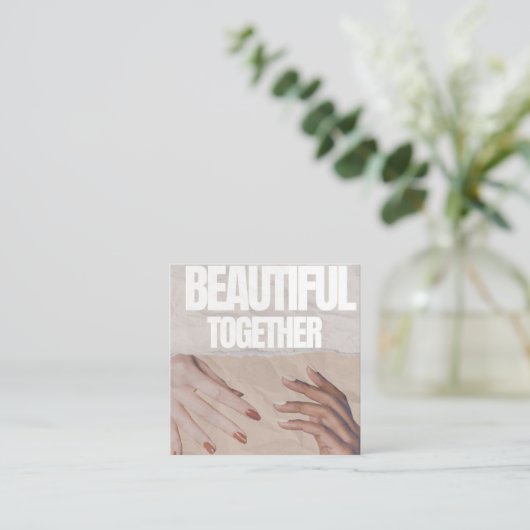 Nageluitnodigingskaart Informatiekaartje (Staand voorkant)