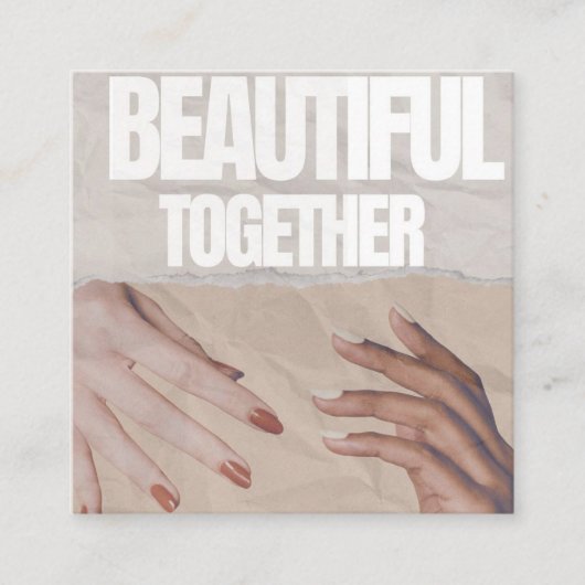 Nageluitnodigingskaart Informatiekaartje (Voorkant)