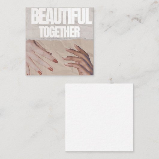 Nageluitnodigingskaart Informatiekaartje (Voorkant / Achterkant)