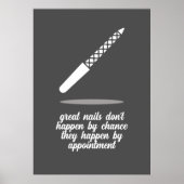 Nagelverzorgings Motivatie Print (Voorkant)