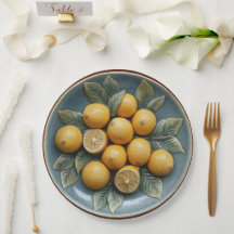 Nagemaakt aardewerk citroenen