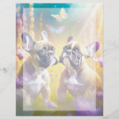 Nagemaakte Flyer Franse Bulldog Pups (Achterkant)