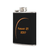 Nagenoeg 21 augustus 2017 gedeeltelijke zonnecrisi heupfles (Links)