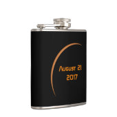 Nagenoeg 21 augustus 2017 gedeeltelijke zonnecrisi heupfles (Rechts)