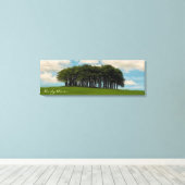 Nagenoeg het landmerk van de Cornish drive Canvas Afdruk (Insitu (Houten vloer))