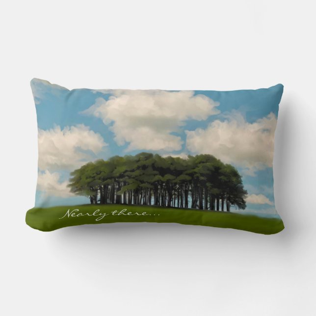 Nagenoeg het landmerk van de Cornish drive Kussen (Voorkant)