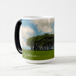 Nagenoeg het landmerk van de Cornish drive Magische Mok