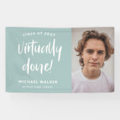 nagenoeg voltooide afstuderen - aankondigingsbanne spandoek (Horizontaal)