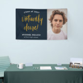 nagenoeg voltooide afstuderen - aankondigingsbanne spandoek (Beurs)