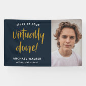 nagenoeg voltooide afstuderen - aankondigingsbanne spandoek (Horizontaal)