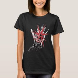 Nagepiercte handen t-shirt