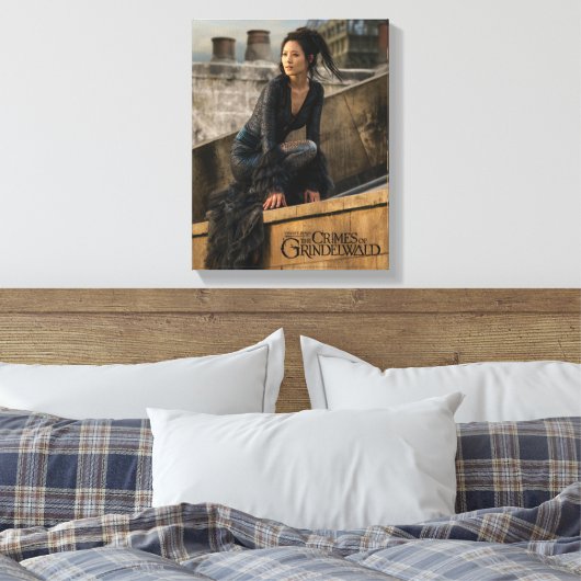 Nagini op Rooftop-foto Canvas Afdruk (Insitu (Slaapkamer))