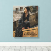 Nagini op Rooftop-foto Canvas Afdruk (Insitu (Houten vloer))