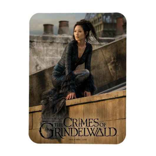 Nagini op Rooftop-foto Magneet (Verticaal)