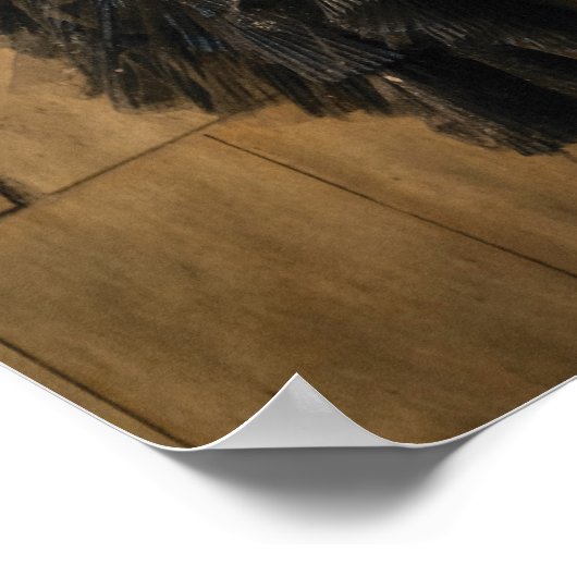 Nagini op Rooftop-foto Poster (Hoek)