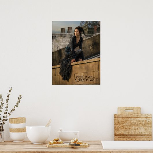 Nagini op Rooftop-foto Poster (Keuken)