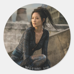 Nagini op Rooftop-foto Ronde Sticker