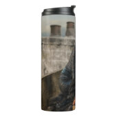 Nagini op Rooftop-foto Thermosbeker (Gedraaid links)