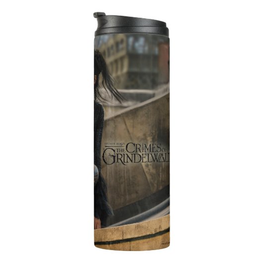 Nagini op Rooftop-foto Thermosbeker (Geroteerd rechts)