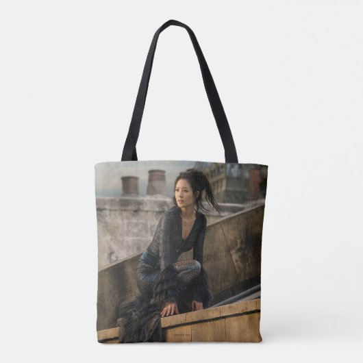 Nagini op Rooftop-foto Tote Bag (Achterkant)