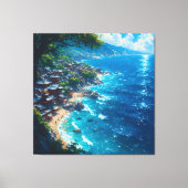 Nagisa no Yume: de droom van de kust Canvas Afdruk (Voorkant)
