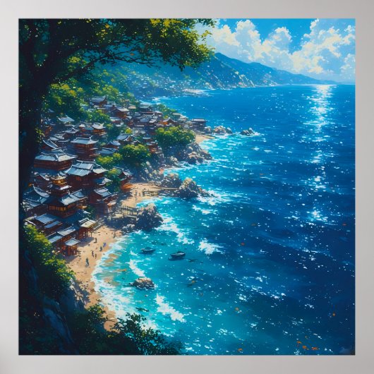 Nagisa no Yume: de droom van de kust Poster (Voorkant)