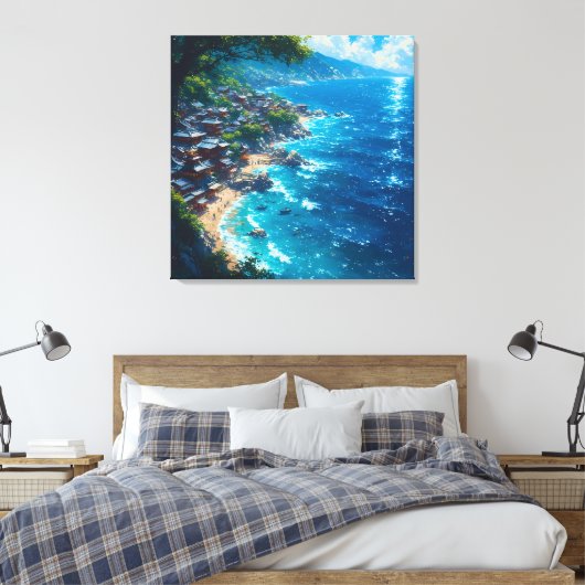 Nagisa no Yume “Droom van de kust” Canvas Afdruk (Insitu (Slaapkamer))