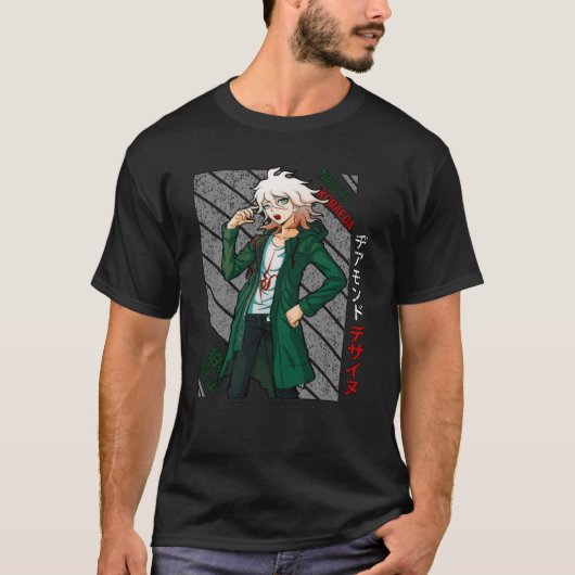 Nagito Komaeda Super DanganRonpa 2 Essentieel T-shirt (Voorkant)