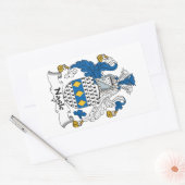 Nagle Family Crest Rechthoekige Sticker (Envelop)