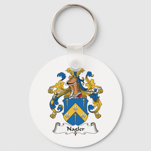 Nagler Family Crest Sleutelhanger (Voorkant)