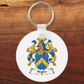 Nagler Family Crest Sleutelhanger (Voorkant)