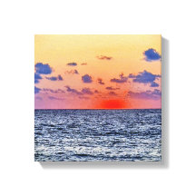 Nagloeien boven de Middellandse Zee Cyprus Horizon