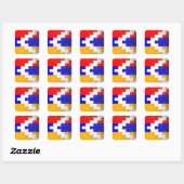 Nagorno Karabakh Vierkante Sticker (Vel)