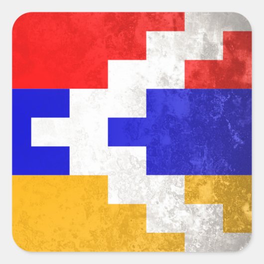 Nagorno Karabakh Vierkante Sticker (Voorkant)