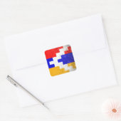 Nagorno Karabakh Vierkante Sticker (Envelop)